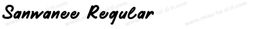 Sanwanee Regular字体转换